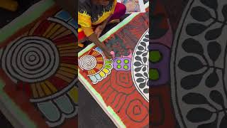 Debra Nangala McDonald  Aboriginal Indigenous  Women Body Painting  Art by Farquhar [upl. by Aihsetal]