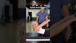 Spinal Articulation pilates motivation pilatesexercises aging mobility pilatesworkout spine [upl. by Gasser]