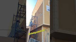 Building paint removing work in saudia [upl. by Nodlehs551]