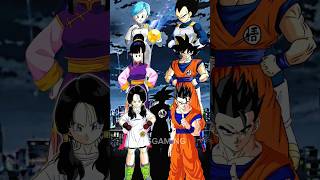 Bulma vs Vegeta  Chichi vs Goku  Videl vs Gohan anime db dbz dbs dbd shorts [upl. by Lola]