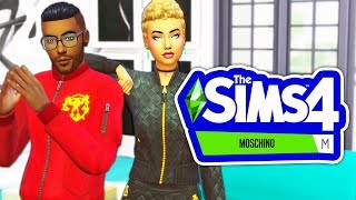 CAS BUILD amp BUY GAMEPLAY👠  THE SIMS 4  MOSCHINO STUFF REVIEW [upl. by Kella]