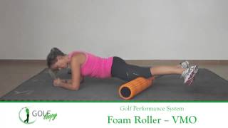 Golf Recovery amp Regeneration Exercise  Foam Roller  VMO Vastus Medialis Obliquus [upl. by Aiuqenehs]