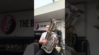 FOR SALE Miraphone mod 183 nickel plated Eb Tuba [upl. by Pinkerton19]