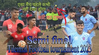 2end Semi final Sambalpur FC VS Jharsuguda jhadeshwar club 10 Tileimal football tournament 2023 [upl. by Eduam]