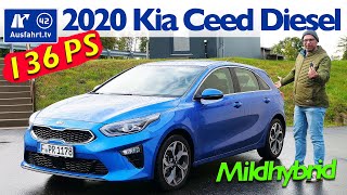 2020 Kia Ceed 16 CRDi iMT MHEV CD  Kaufberatung Test deutsch Review Fahrbericht Ausfahrttv [upl. by Annauj110]