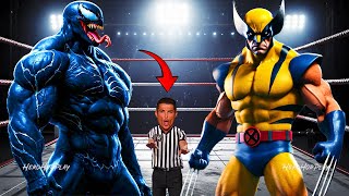 VENOM VS WOLVERINE  The Most Savage Battle Ever [upl. by Wilfrid]