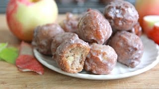 Apple Fritter Doughnut Bites  Fair Favorite [upl. by Hoehne730]