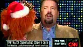 Terry Fator at Larry King Live over Christmas 2010 part 1  3 [upl. by Relly]