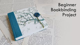 BEGINNER BOOKBINDING PROJECT  Art Journal [upl. by Miriam]