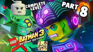 Lets Play Lego Batman 3  THE BIG GRAPPLE Pt 8 BEYOND GOTHAM Complete Level [upl. by Meryl]