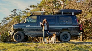 Ultimate Adventure Van Conversion  Full Tour  DIY camper  Tiny Home [upl. by Reamy]