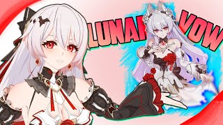 Lunar Vow Outfit Showcase  Honkai Impact 75 [upl. by Womack]