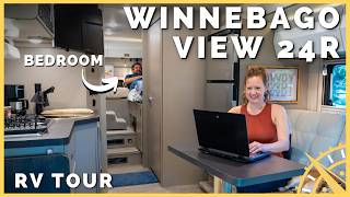 🚐💨 Were Living in the Worlds FIRST Winnebago View 24R  Full RV Tour  Newstate Nomads [upl. by Analise778]