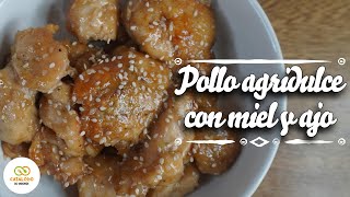 ¡Pollo Agridulce con Ajo y Miel 🍯🍗 Fácil Rápido y Delicioso 🔥 [upl. by Burnside199]