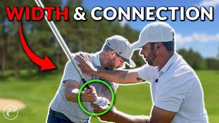 The TRUTH About Creating WIDTH In The Backswing [upl. by Sllew82]