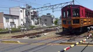 嵯峨野観光鉄道＠トロッコ列車 トロッコ嵯峨駅発車！！ [upl. by Eimas]