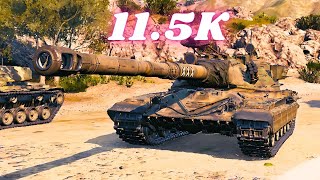 60TP Lewandowskiego 115K Damage World of Tanks [upl. by Aneev]