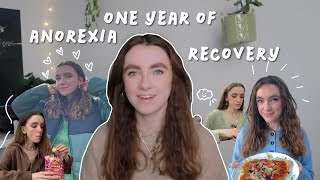 ONE YEAR IN ANOREXIA RECOVERY  QampA an honest update [upl. by Drugge259]