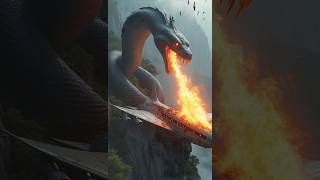 Giant Snake 🐍 Dragon fires 🔥 an Aeroplane  Nature Exploration [upl. by Ialokin254]