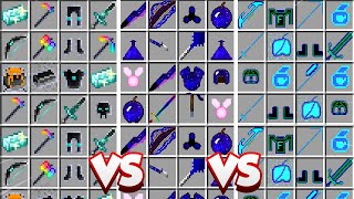 ITENS DA LUCKY BLOCK AVARITIA VS LUCKY BLOCK LIFE VS FEMS NO MINECRAFT [upl. by Editha]