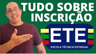 SOBRE A INSCRIÇÃO DO ETE INTEGRADO 20251 ATENÇÃO [upl. by Tega]