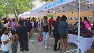 BacktoSchool block party honors Ron Gee [upl. by Seilenna]