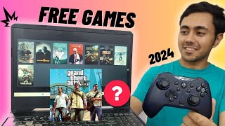 Gaming Websites to Download Games for PCLaptop  GTA 5 2024 [upl. by Lama]