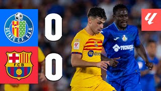 GETAFE 00 BARÇA  LALIGA 202324 MD1 [upl. by Ivy]