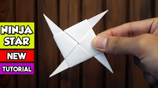 How to make a Paper Ninja Star  EASY Origami  Paper Ninja Star  Paper ka ninja star kaise banaen [upl. by Sardella]