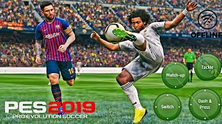 PES 19 FOR ANDROID amp IOS FREE DOWNLOAD APKOBBDATAWITH 4K ULTRA SETTINGSGRAPHICS [upl. by Ardien]