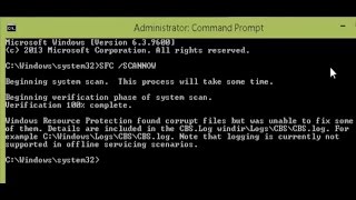 How To Fix  Windows Resource Protection found corrupt files [upl. by Daniela]