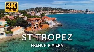 St Tropez France  French Riviera 4K [upl. by Rebmyt]