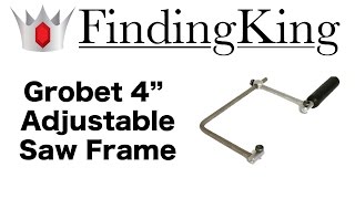 Grobet Swiss Adjustable Saw Frame For Ring Sizing amp Jewelry Repair [upl. by Bowrah]