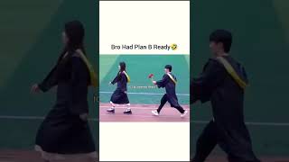 Bro had plean B ready school runart kpop [upl. by Ahsilav]