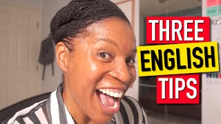 3 Tips To Improve Your English Today [upl. by O'Neil]