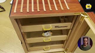 Introducing the Marvero Large Cigar Humidor by Social Influencer [upl. by Ierna]