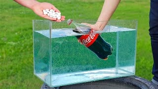 Coca Cola and Mentos Under Water  BEST COKE TESTS [upl. by Ajan]