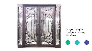 Step into Luxury 5m High Giant Ornamental Wrought Iron Entry Door [upl. by Alak]