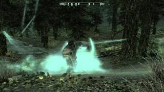 Skyrim  White Smoke Aura BugAura de Humo Blanco Bug [upl. by Ena]