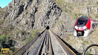 4K Cabride Nimes  ClermontFerrand quotLe Cévenolquot  107 Tunnels  71 Viaducs From 43 to 1023m [upl. by Avruch636]