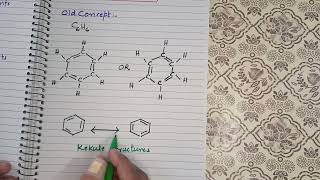 Structure of benzene old concept [upl. by Ecirtnahs248]