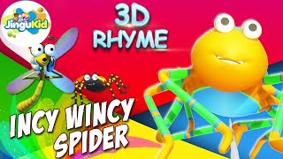 Incy Wincy Spider Nursery Rhyme With Lyrics  Cartoon Animation Rhymes amp Songs for Children [upl. by Yadahs]