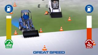 MultiOne mini loader vs SkidSteer [upl. by Flavius]