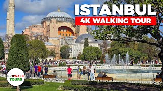 🇹🇷 Istanbul Türkiye  Walking Tour Through Worlds Most Popular City  4K60fps [upl. by Leamiba]