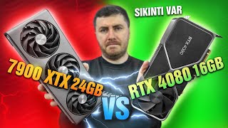 AMD BU SEFER BAŞARMAYA BAŞLADI  Sapphire RX 7900 XTX 24GB vs RTX 4080 16GB 🔴 [upl. by Shute]