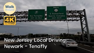 【4K60】 New Jersey Local Driving Newark  Tenafly [upl. by Nette]