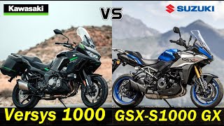 Kawasaki Versys 1000 vs Suzuki GSXS1000 GX  Comparison TM [upl. by Sehguh989]