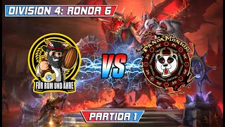 Heroes Lounge Ronda 6 Div 4 Für Rum und Ähre VS Pandamonium Parte 1 [upl. by Yunfei]