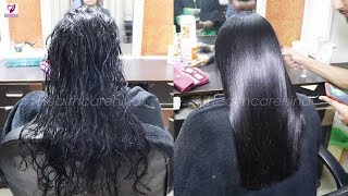 Get Shiny Hair  Hair Silk Treatment Step By Step Straight Hair [upl. by Yrevi540]