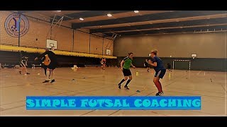 🔥⚽🏃‍♂SIMPLE FUTSAL COACHING Agility Stamina Short Sprints and Goalie Training [upl. by Arised957]